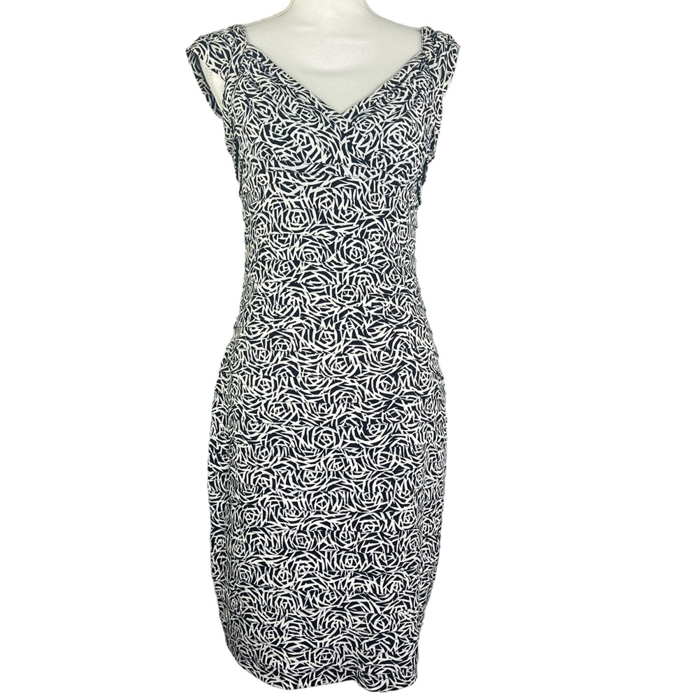 London Times Sleeveless Ruffle Dress Size 10